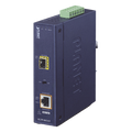 Convertidor de Medios PoE Industrial, Puerto SFP 1000BASE-SX — PLANET