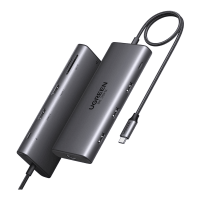 Docking Station USB-C 10 en 1 / Dual HDMI 4K 60Hz y 8K 30Hz 