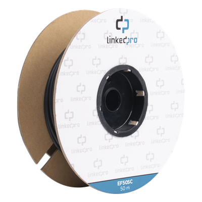 Carrete de Fibra Óptica Monomodo con Conectores SC-SC Duplex, Reforzada  — LINKEDPRO BY EPCOM