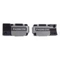 Par de Sujetadores (Holders) para Fibra Óptica 250 Micras para Fusionado — TEMPO