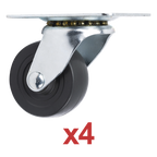 Kit de 4 Ruedas Locas para Racks y Gabinetes (Ver Compatibilidad). — SYSCOM