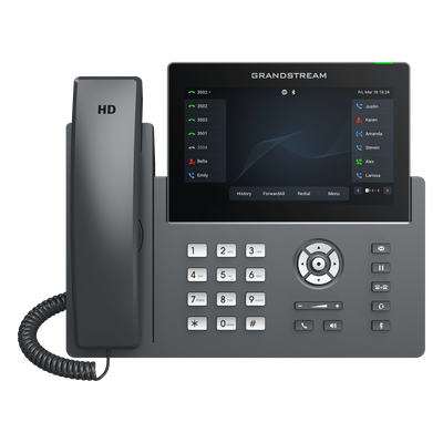 Teléfono IP 12 Líneas SIP 6 Cuentas Pantalla Táctil 7" — GRANDSTREAM