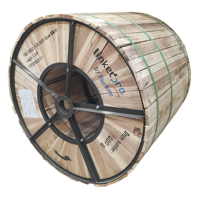 Carrete de 4 km de Fibra Óptica Aérea Figura 8 G.652D, Monomodo de 24 Hi — LINKEDPRO BY FIBERHOME