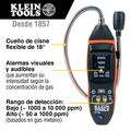 Detector de Fugas de Gas Combustible 50-10,000 ppm — KLEIN TOOLS