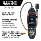 Detector de Fugas de Gas Combustible 50-10,000 ppm — KLEIN TOOLS
