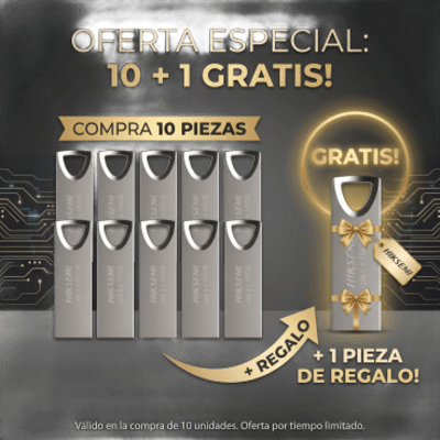 KIT 10 + 1 de Memoria USB M200 de 64 GB USB 2.0 — HIKSEMI by HIKVISION