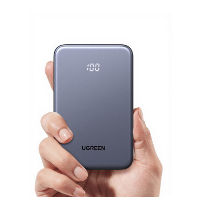 Power Bank / 10000 mAh / 20W PD3.0 PPS / USB-C + USB-A / Car