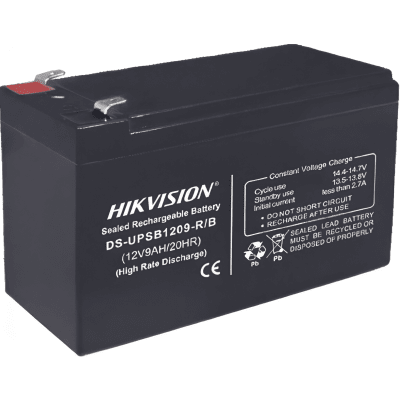 Bateria de Plomo Ácido 12 VCD 9 Amp — HIKVISION