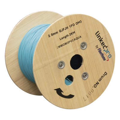 Fibra Óptica Multimodo OM4, 2 mm, Simplex, Tight Buffer (900 micras), Pr — LINKEDPRO BY EPCOM — Precio por metro