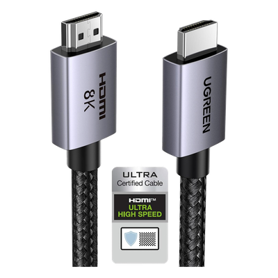 Cable HDMI 2.1 de 8K@60Hz | 3 metros | 48Gbps | HDR10+ | 3D Inversivo| e — UGREEN