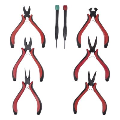 Juego de Herramientas con 6 Pinzas Eléctricas de 4.5" + 2 Desarmadores d — EPCOM POWERLINE