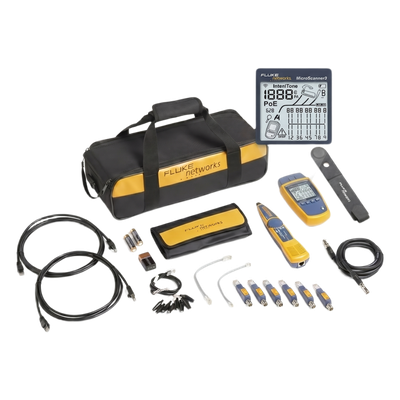 Kit Profesional de Verificador de Red MicroScanner2, para Comprobación d — FLUKE NETWORKS