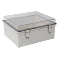 Gabinete Plástico ABS Puerta Transparente Policarbonato — PRECISION