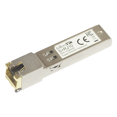 S+RJ10 - 10M, 100M, 1G, 2.5G, 5G, 10G en RJ-45 hasta 10 Gbps — MIKROTIK