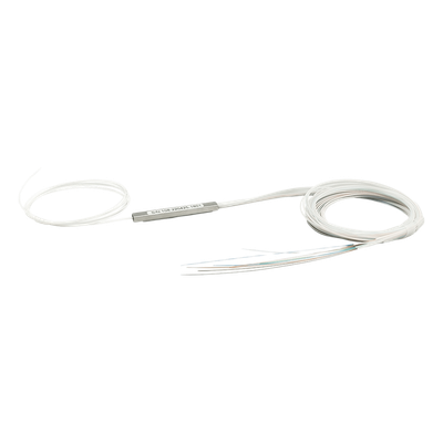 Splitter (Divisor Óptico) tipo PLC, 1x8, para fusión (sin conectores) — TEMPO