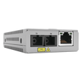 Convertidor de medios Gigabit, conector SC Distancia (20KM) Monomodo Ver — ALLIED TELESIS