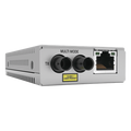 Convertidor de medios Fast Ethernet a fibra óptica, conector ST, multimo — ALLIED TELESIS