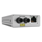 Convertidor de medios Fast Ethernet a fibra óptica, conector ST, multimo — ALLIED TELESIS