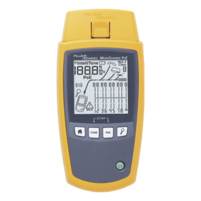 Verificador de Red MicroScanner PoE, para Comprobación de Redes de Voz,  — FLUKE NETWORKS
