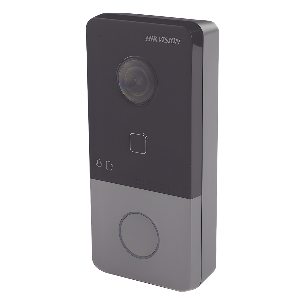 Videoportero IP 2 MP PoE 802.3af IP65 IR 2.5m 129°H -40°C a 53°C Mifare 1 Relay — Hikvision