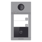Videoportero IP 2 Megapixel PoE IP65 + IK08 2 Departamentos 2 Puertas 6 Monitores 129° IR 3m (9.84 ft) — Hikvision