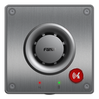 Intercom IP para Exterior Cámara 4 Megapixel (1080p) HDR e Iluminación IR Altavoz 5W y Doble Micrófono con Reducción de Ruido Panel Acero Inoxidable y Cuerpo Aluminio IP66 e IK10 PoE+ 2 Líneas SIP — Fanvil