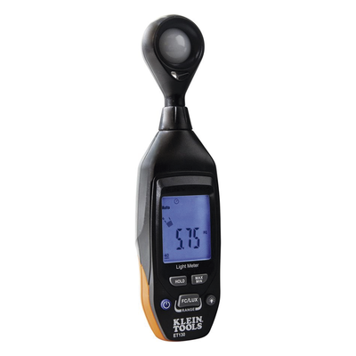 Medidor Digital de Luz de Rango Automático y Manual: 4000 fc; 40000 lux. — KLEIN TOOLS