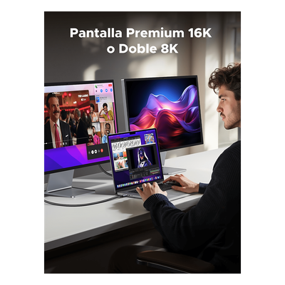 Cable USB-C Thunderbolt 5 80 Gbps Bidireccional — UGREEN