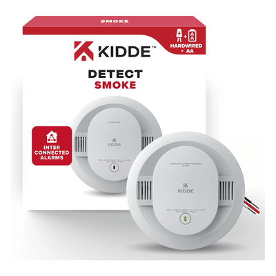Detector de humo Fotoeléctrico 120 V CA alámbrico — KIDDE