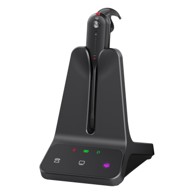 Auricular DECT Inalámbrico WH63 E2 de Yealink con Certificación Teams y 