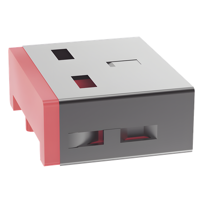 Dispositivo de Bloqueo Smartkeeper, Para Puertos USB-A, Color Rojo, 1 Pi — PANDUIT