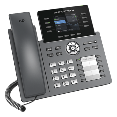 Teléfono IP 8 Líneas SIP 4 Cuentas Pantalla 2.8" — GRANDSTREAM