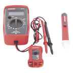 KIT Básico 3 en 1 con Multímetro Digital + Detector de Tensión sin Conta — AMPROBE