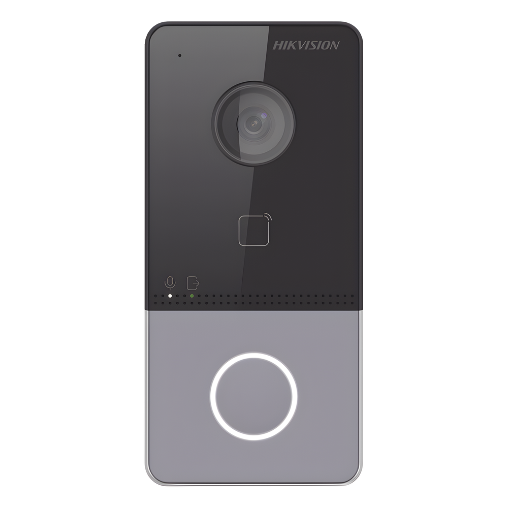 Videoportero IP 2 MP PoE 802.3af IP65 IR 2.5m 129°H -40°C a 53°C Mifare 1 Relay — Hikvision