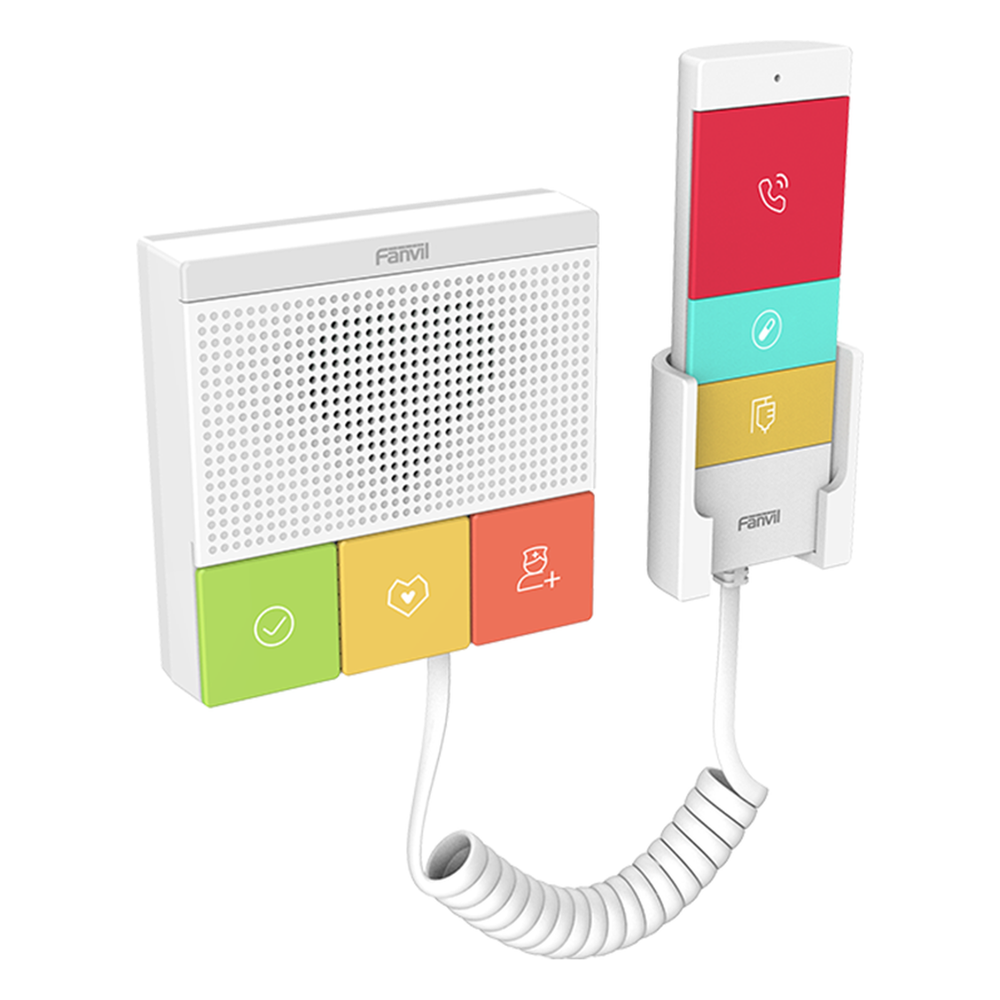 Intercomunicador SIP Wi-Fi Dual Band 6 Botones Antibacteriales IP54 1 Relevador Audio HD — Fanvil