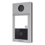 Videoportero IP 2 Megapixel PoE IP65 + IK08 1 Departamento Lector Mifare 2 Puertas 6 Monitores Visión Nocturna IR 3m Ángulo 129° — Hikvision