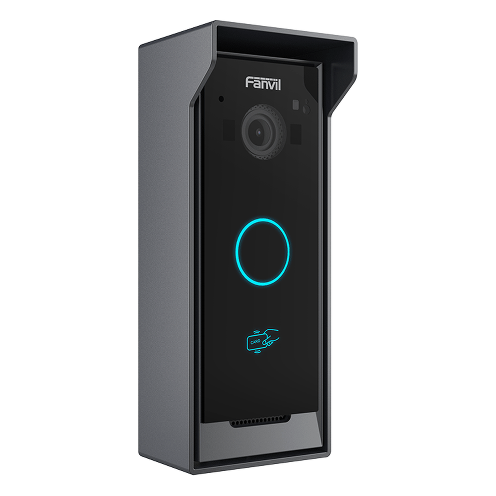 Video Intercomunicador IP 2 Megapixel Control de Acceso BLE-IC-DTMF-Remoto IP65 PoE 1000 Tarjetas ONVIF — Fanvil