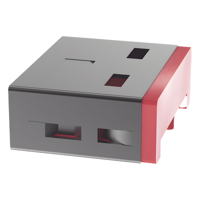 Dispositivo de Bloqueo Smartkeeper, Para Puertos USB-A, Color Rojo, 1 Pi — PANDUIT