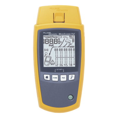 Kit Profesional de Verificador de Red MicroScanner PoE, para Comprobació — FLUKE NETWORKS
