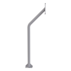 Poste Tubular para Cubierta de Videoportero Altura 1.2 m (3.9 ft) Acero Calibre 11 Recubrimiento Electrostático Gris Peso 3.1 kg — EPCOM Industrial