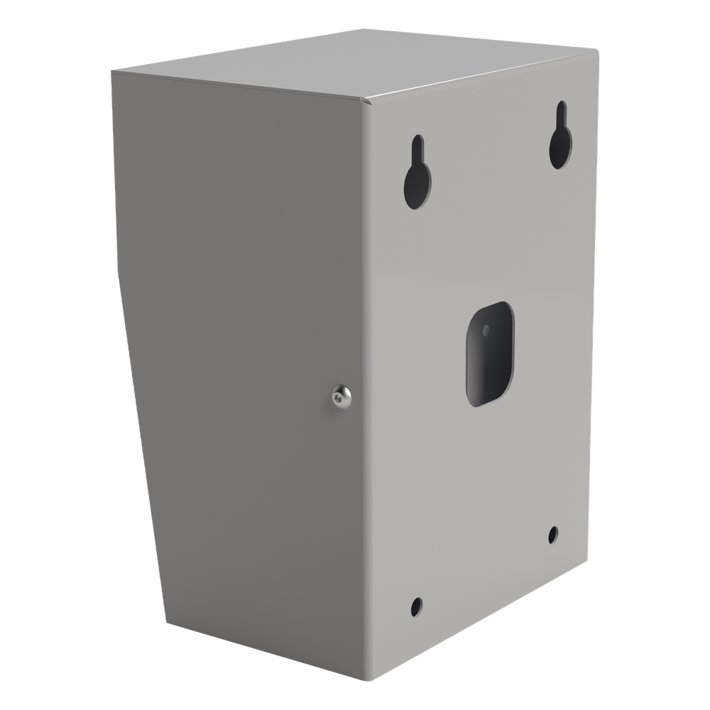 Cubierta Protectora Industrial Acero Calibre 18 Pintura Electrostática Gris 1.38 kg Montaje en Poste Tubular — EPCOM Industrial