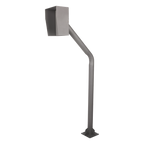 Poste Industrial para Portero IP Altura Ajustable 1.21 m (3.97 ft) Acero Calibre 11 Pintura Electrostática Gris Anclaje Incluido — EPCOM Industrial