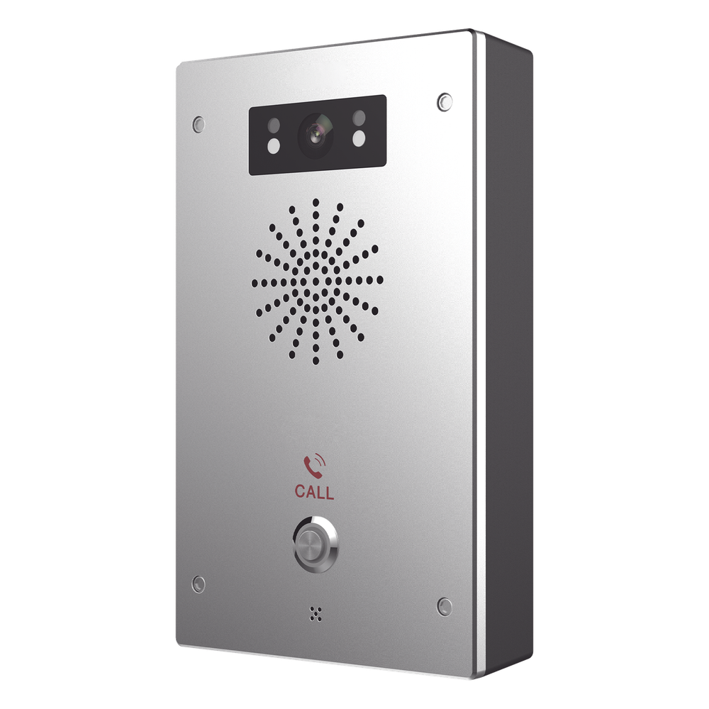 Video Intercomunicador IP 2 Líneas SIP Cámara 2 Megapixel IR Nocturno IP65 IK10 PoE -40°C a 70°C — Fanvil