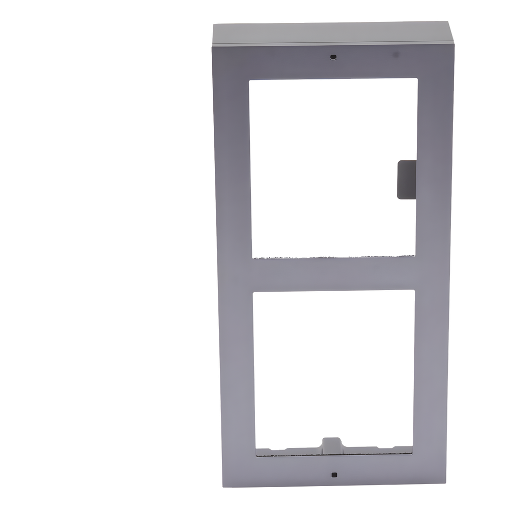 Base de Montaje para Videoportero IP 2 Módulos Superficie Aluminio -40°C a +60°C (-40°F a 140°F) — Hikvision