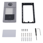 Videoportero IP 2 Megapixel PoE IP65 + IK08 4 Departamentos Apertura con Tarjeta 2 Puertas 6 Monitores 129° IR 3m — Hikvision
