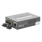 Convertidor de Medios con Doble Puerto SFP 1000BASE-FX SX — PLANET
