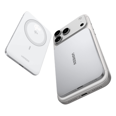 Power Bank Magnético Inalámbrico 5000 mAh 15W MagSafe y Qi — UGREEN