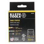 Paquete de 300 Grapas con Aislamiento, para Cables NM (RomexÆ) como 14 — KLEIN TOOLS