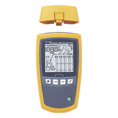 Verificador de Red MicroScanner PoE, para Comprobación de Redes de Voz,  — FLUKE NETWORKS