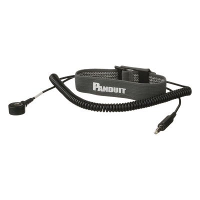 Pulsera Anti Descargas Electrostática (ESD), de Tela Ajustable, con Cabl — PANDUIT